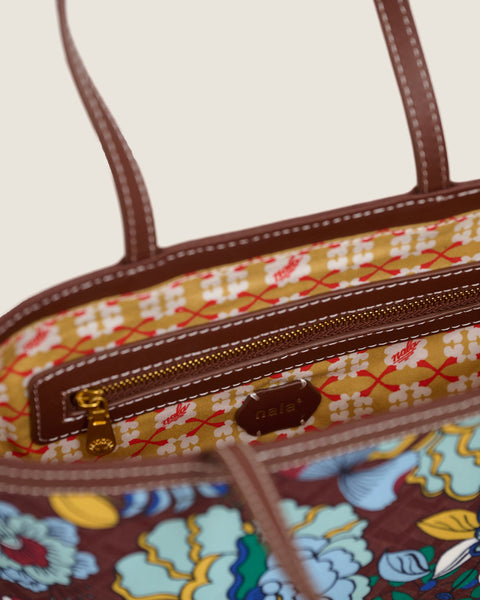 Mini Nina (Leather) - Mandi Bunga Chocolate