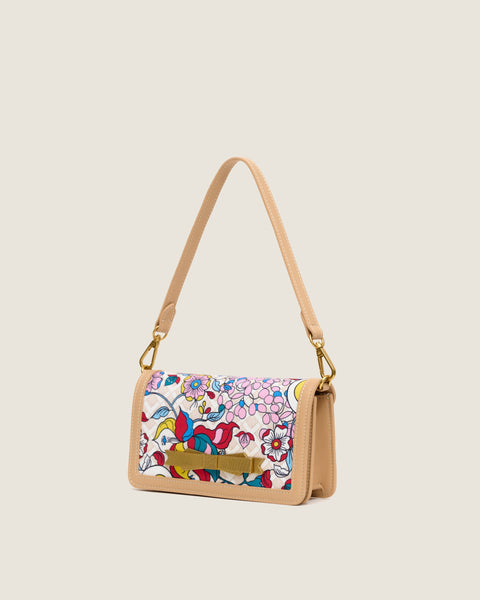 Bella Bag (Leather) - Mandi Bunga White