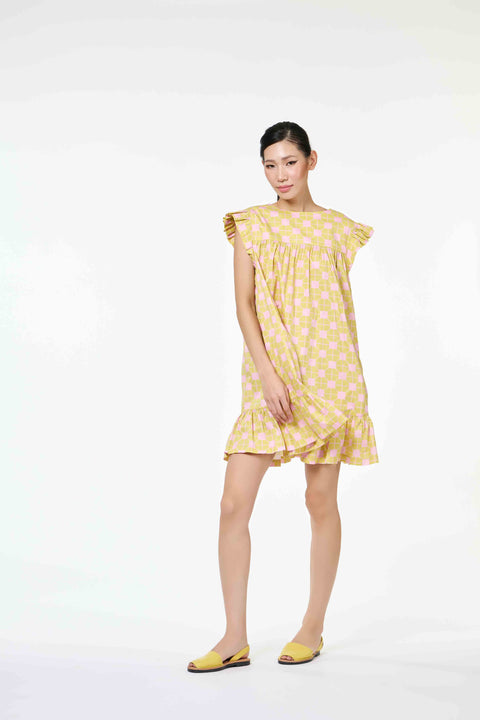 Bella Dress - Tapau Tile Lemons