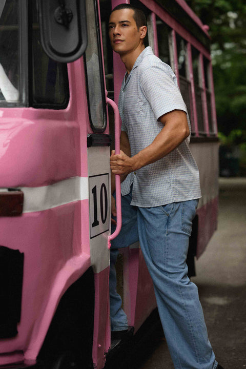 Men's Shirt - Sila Duduk Blue