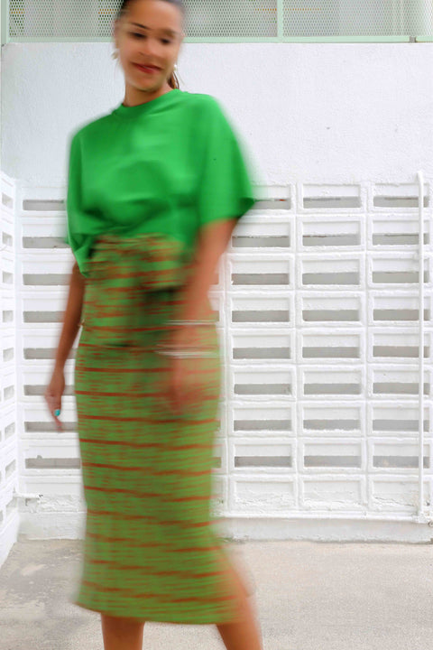 T-Shirt Dress - Crepe Ginger Coconut