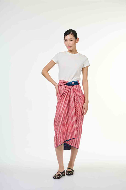 Reversible Sarong - Dark Blue Soya