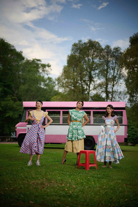 Bella Dress - Bus Mini Pink