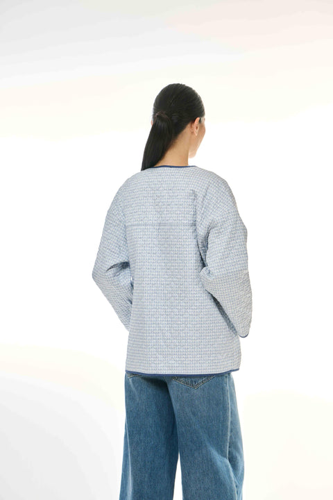 Reversible Vest - Dancing Lady Cobalt