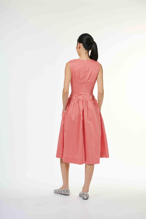 Show Time Dress - Sila Duduk Red