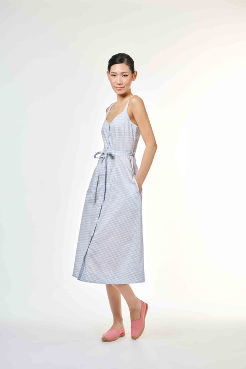 Zuzu Dress - Sila Duduk Blue