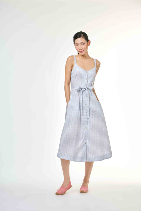 Zuzu Dress - Sila Duduk Blue