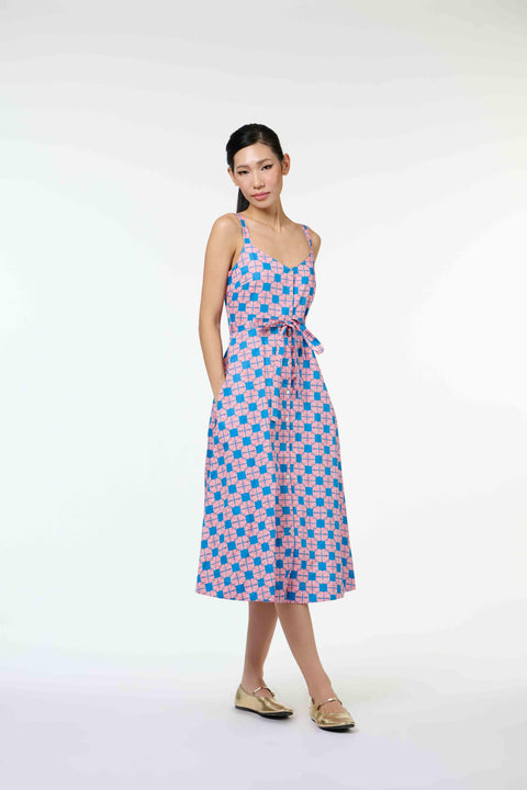 Zuzu Dress - Tapau Tile Pink