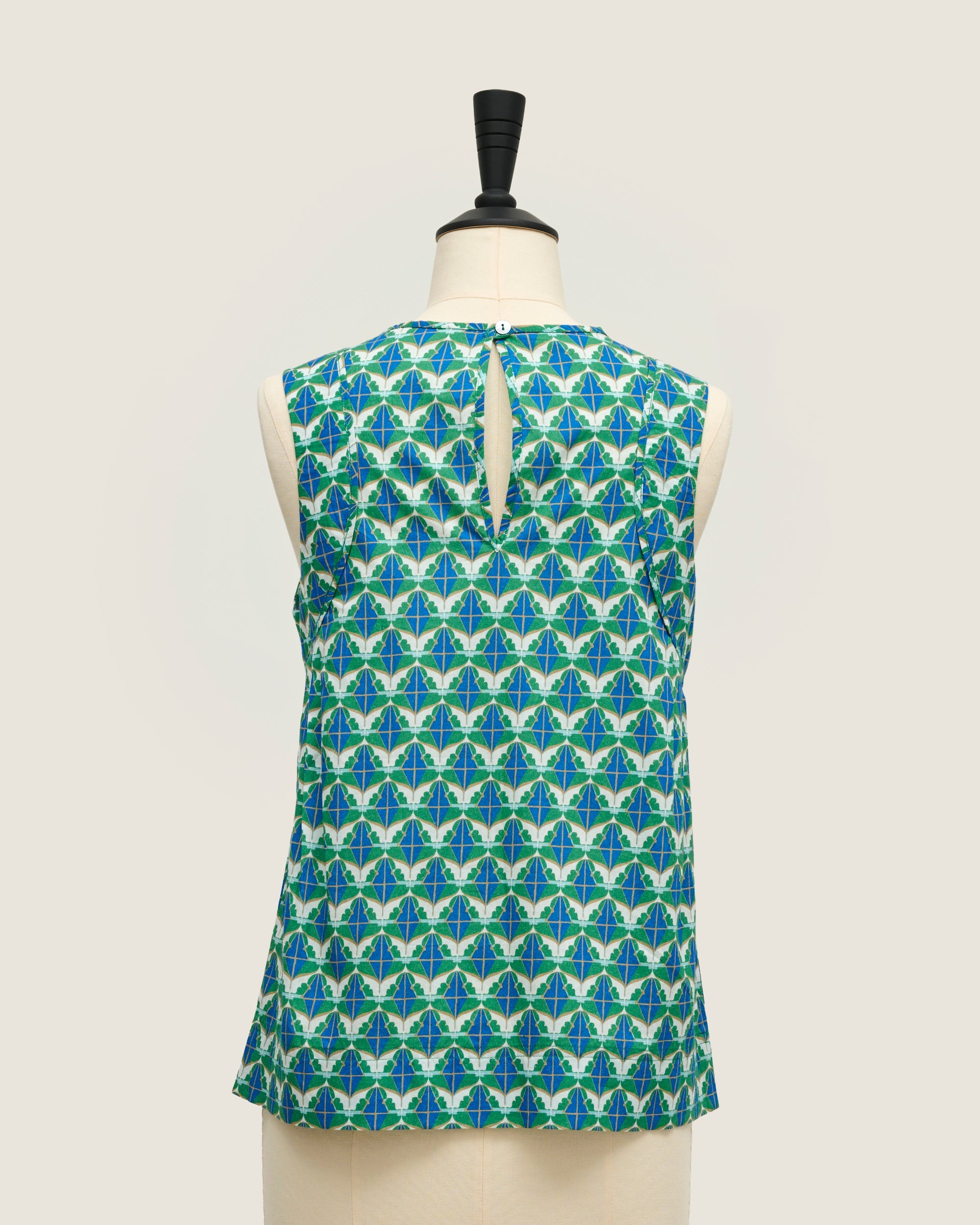 Crispy Top - Diamond & Flower Blue