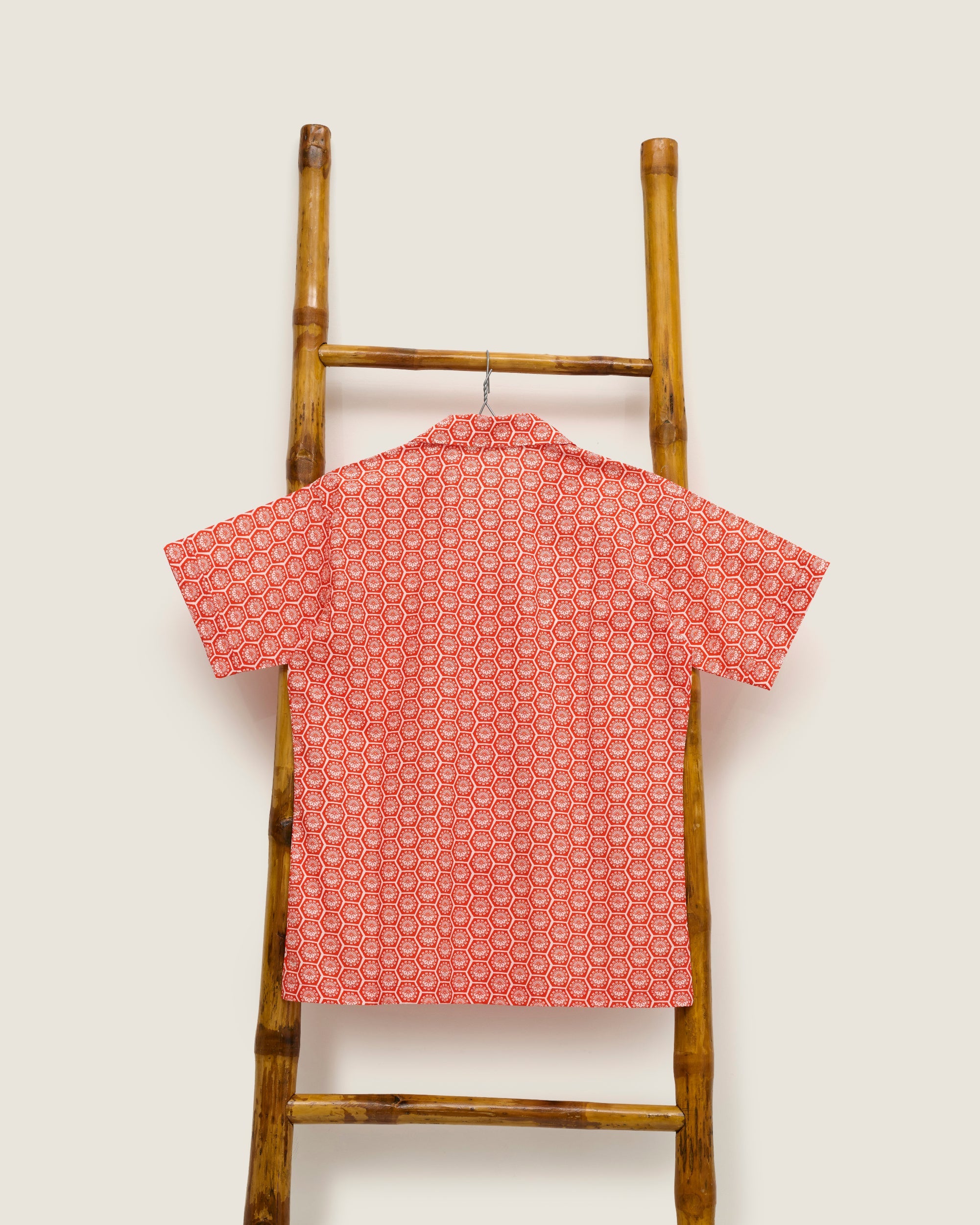 Men's Shirt - Willow Wishes Dandelion Red