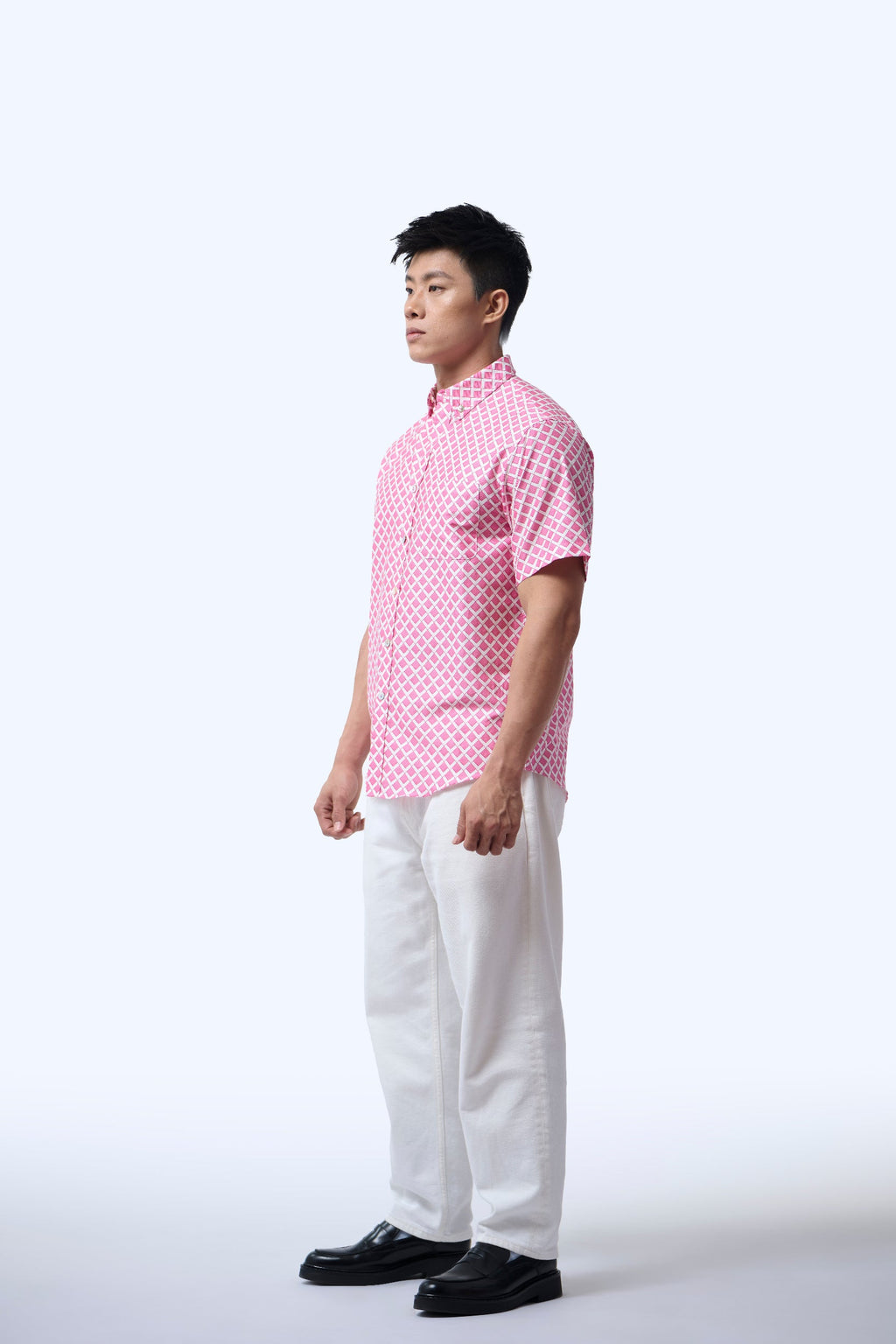 Men's Shirt S/S  - Love Lace II Pink