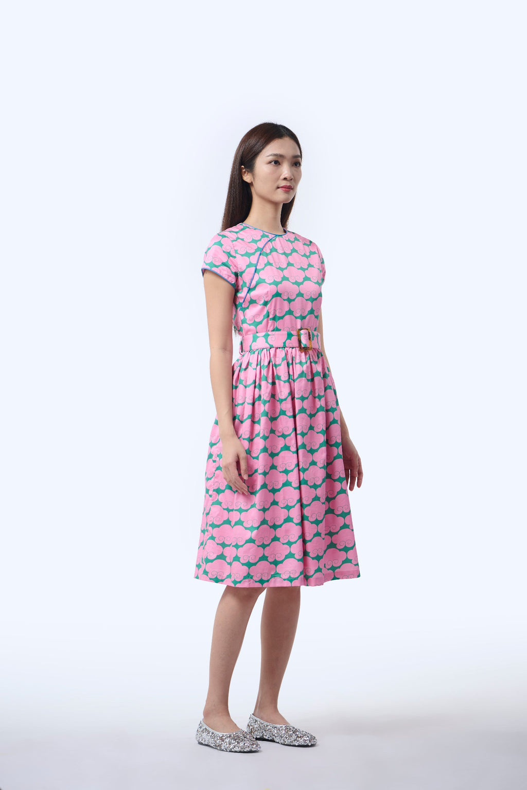 Flair Cheongsam  - Cloud 9 Pink