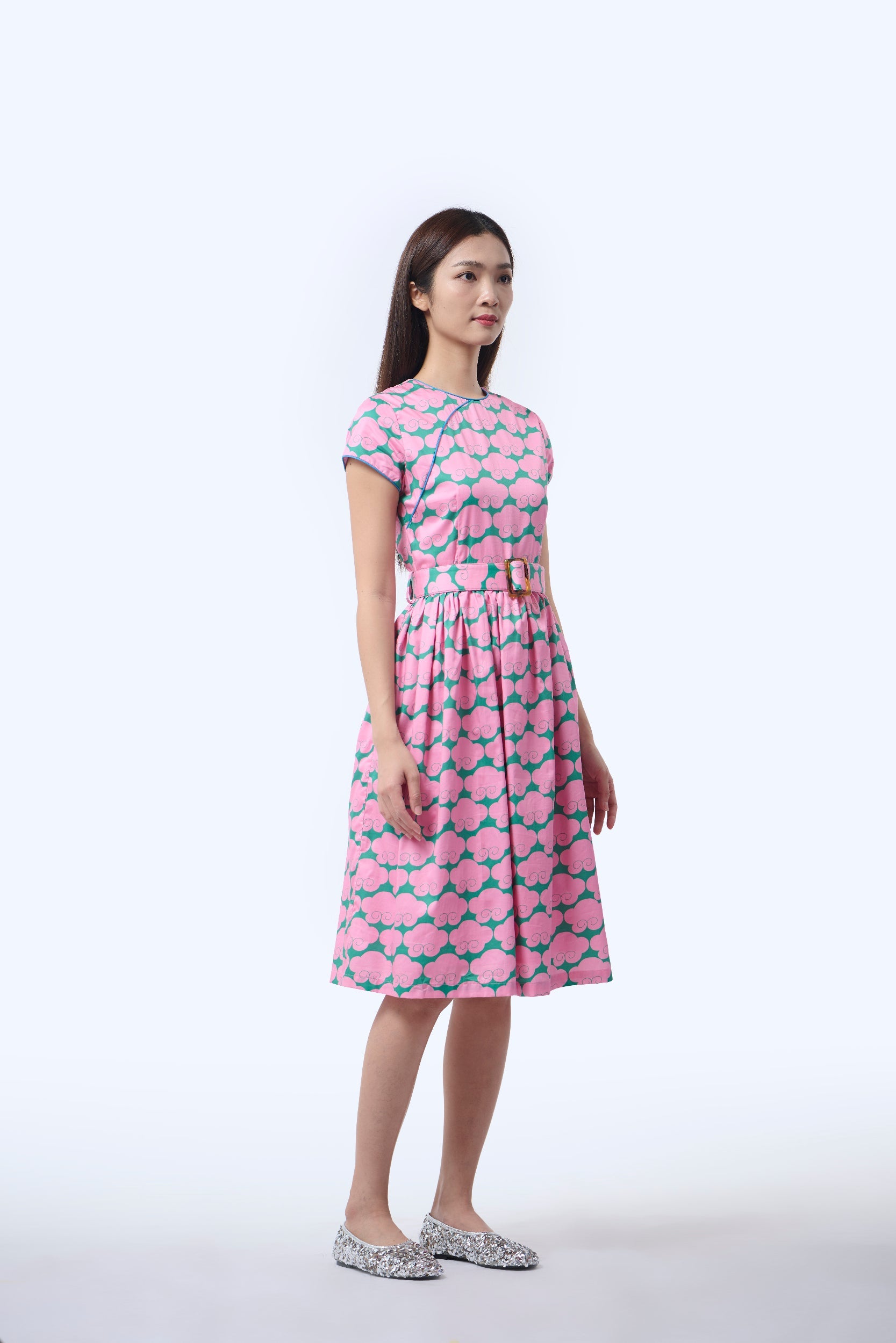 Flair Cheongsam  - Cloud 9 Pink