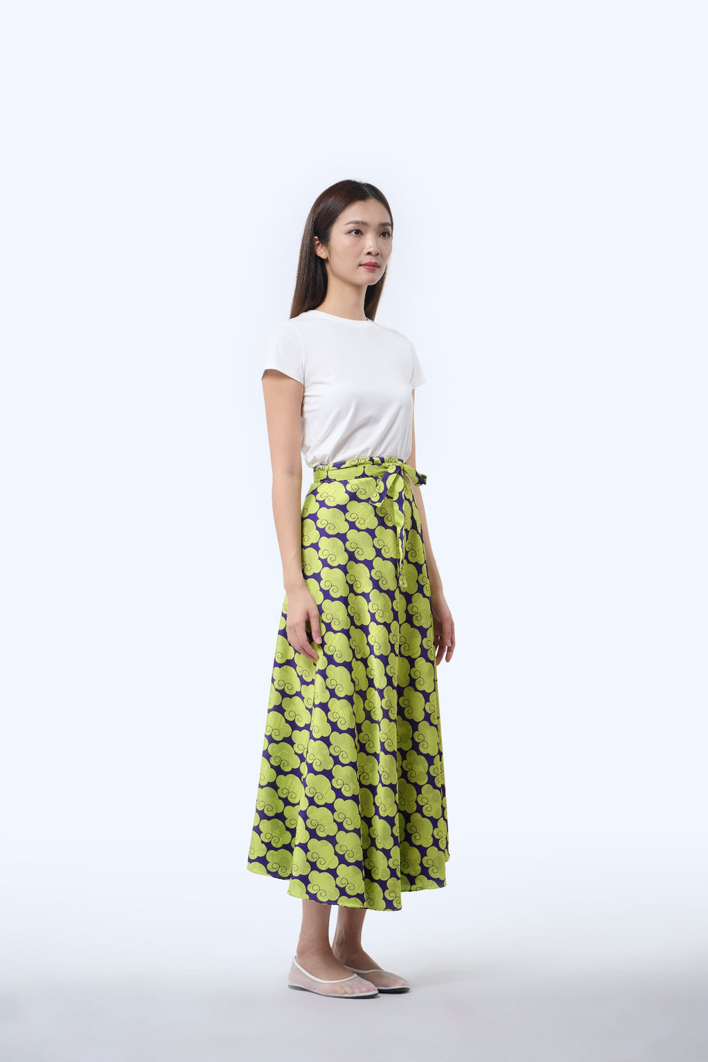 Reversible Wrap Skirt  - Cloud 9 Yellow