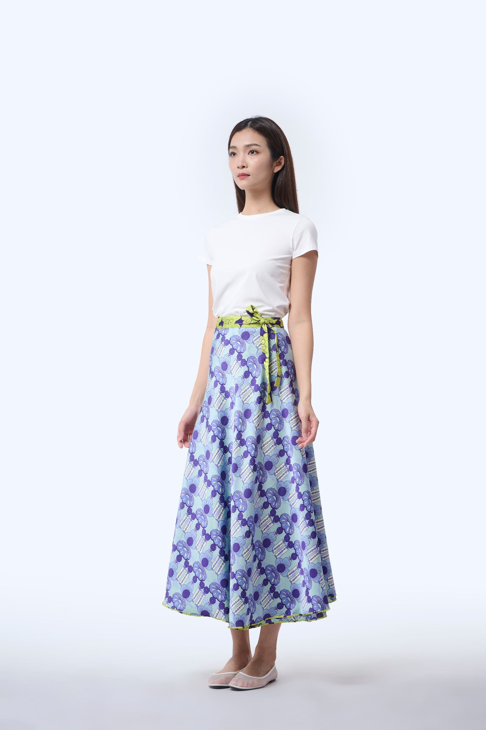 Reversible Wrap Skirt  - Cloud 9 Yellow