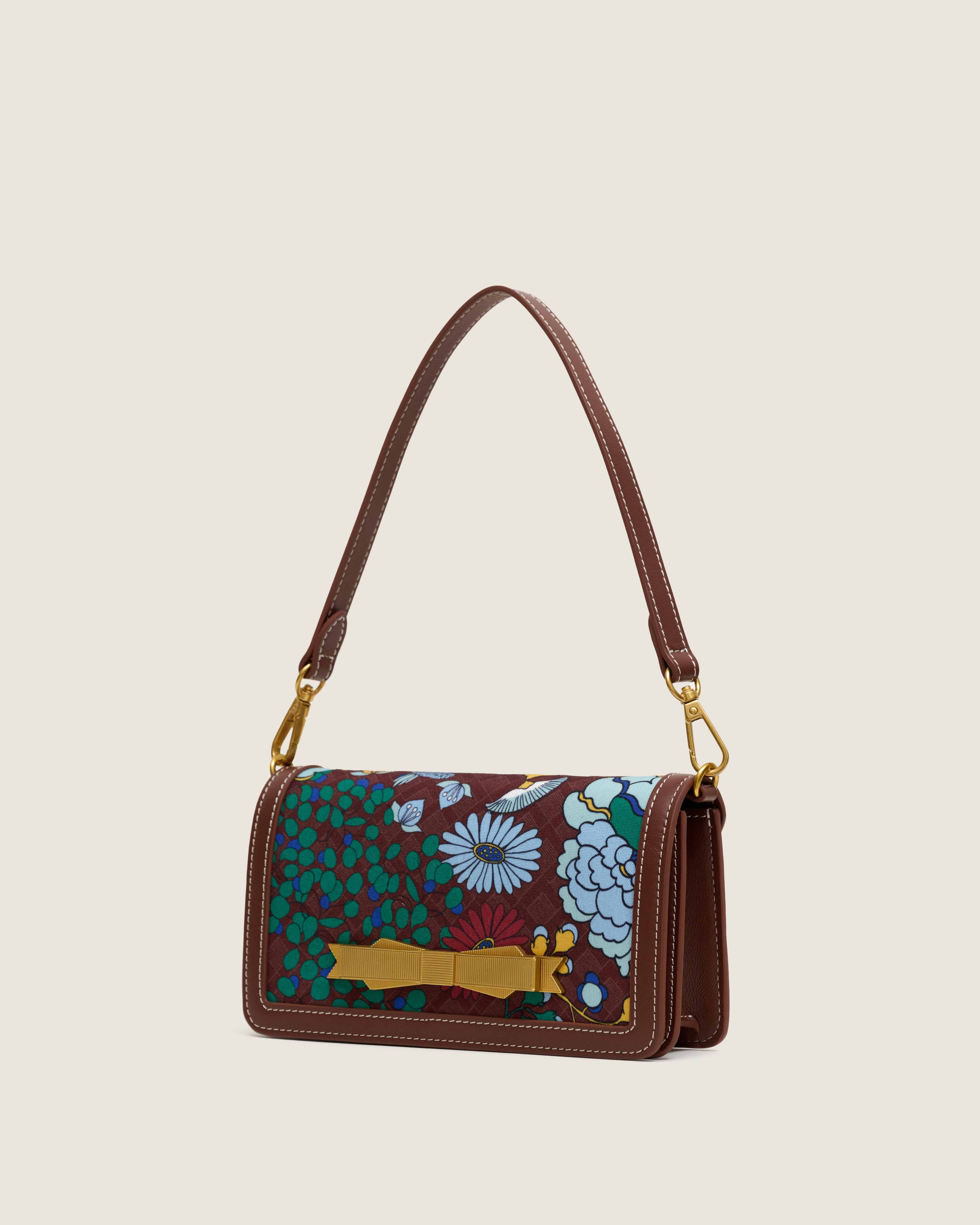 Bella Bag (Leather) - Mandi Bunga Chocolate