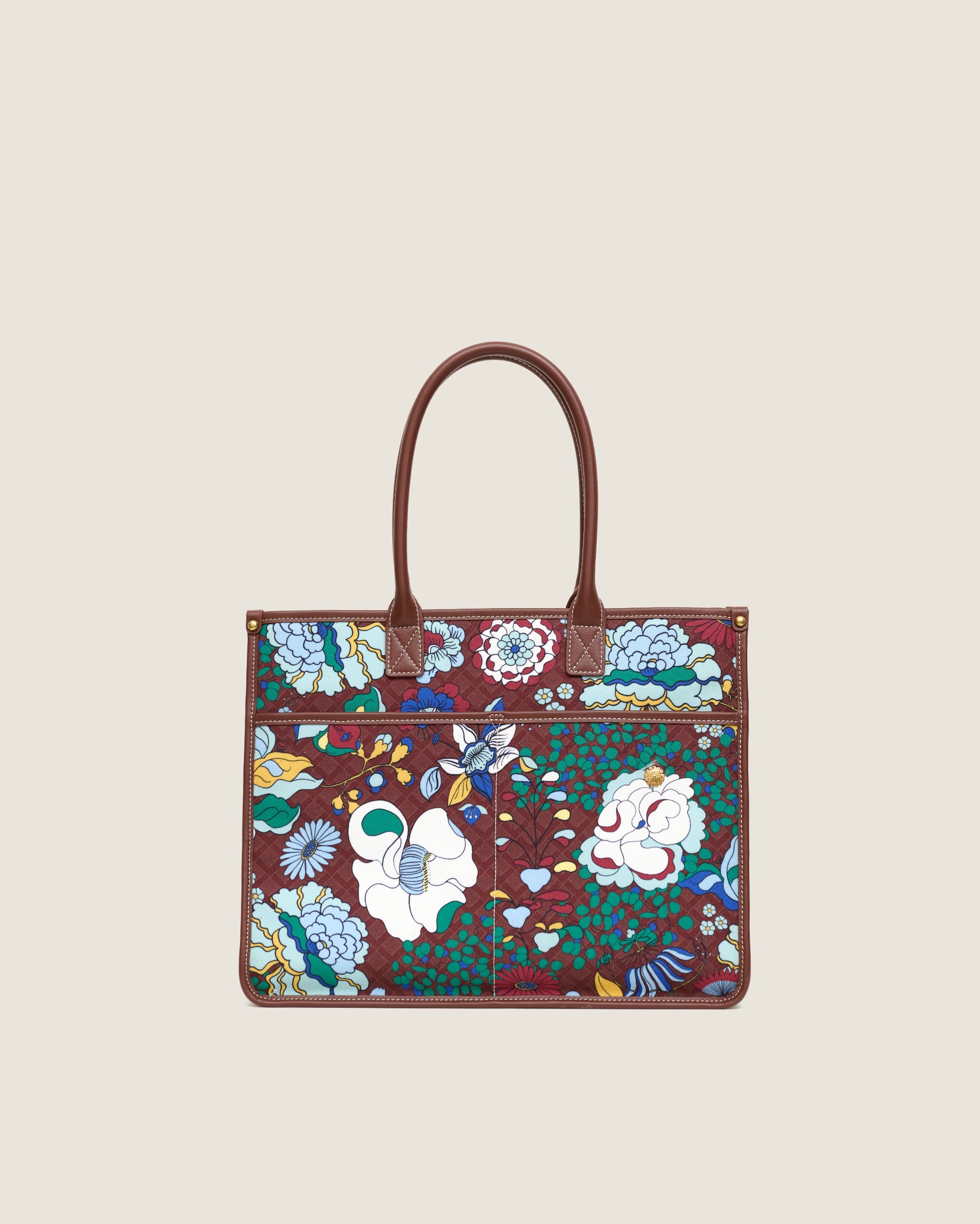 Large Farah (Leather) - Mandi Bunga Chocolate