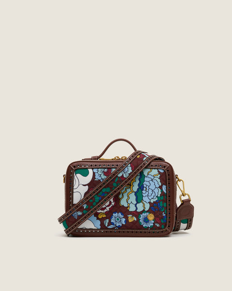 Box Bag (Leather) - Mandi Bunga Chocolate