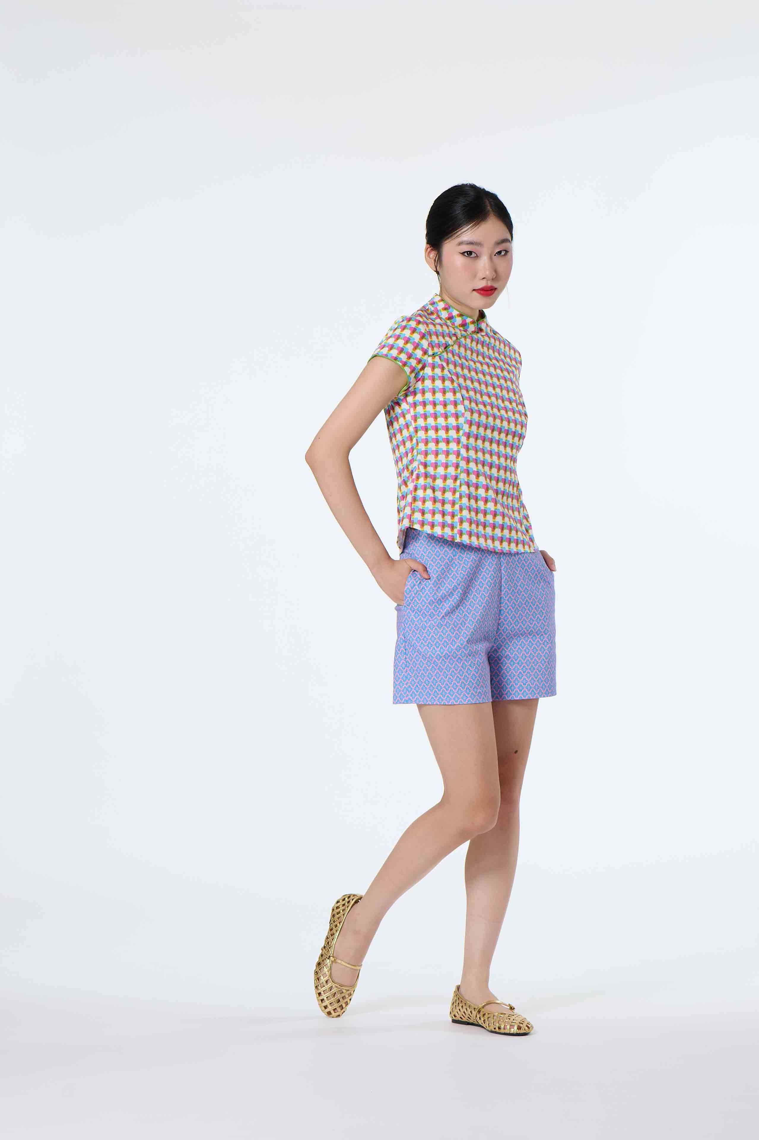 Chinese Top - Face & Grace Pink