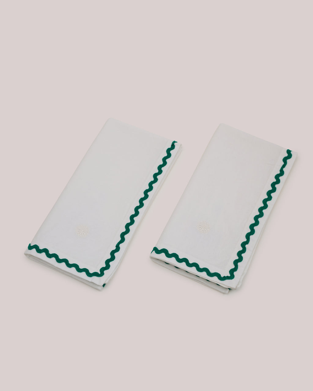 Napkin - Green Ribbon