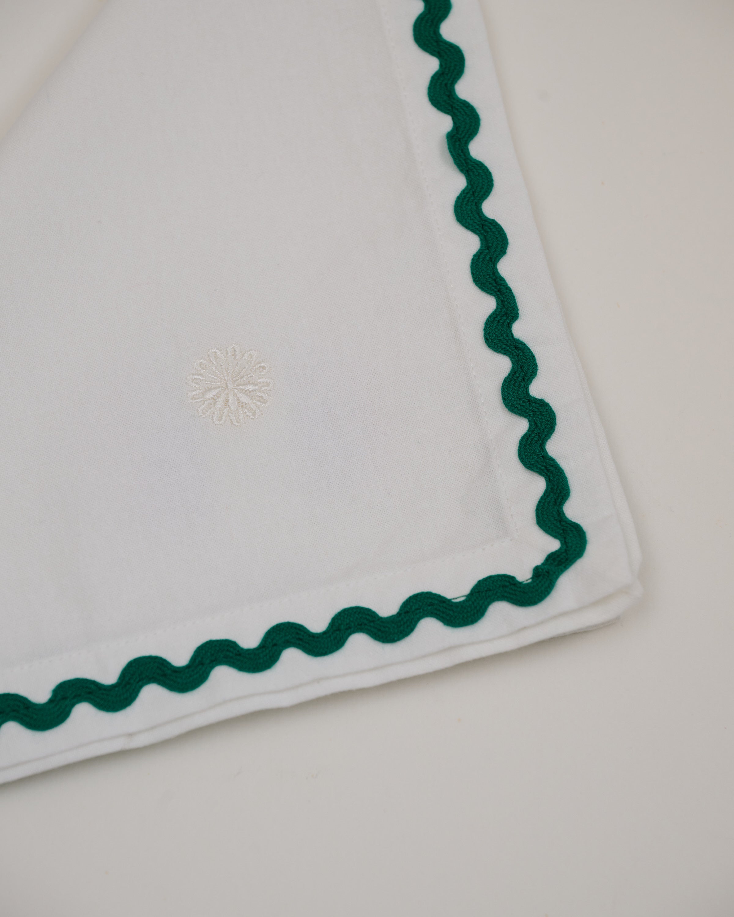 Napkin - Green Ribbon