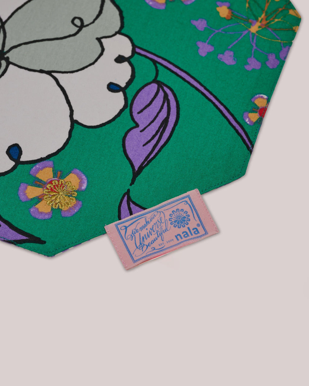 Rectangular Placemat - Bunga Raya Green