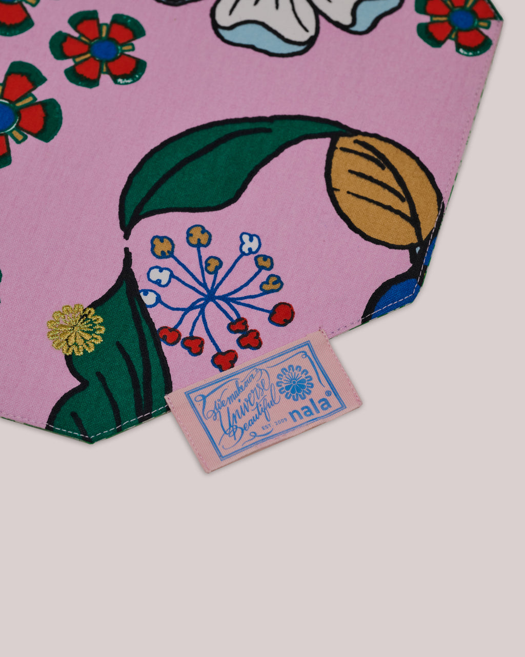 Rectangular Placemat - Bunga Raya Pink