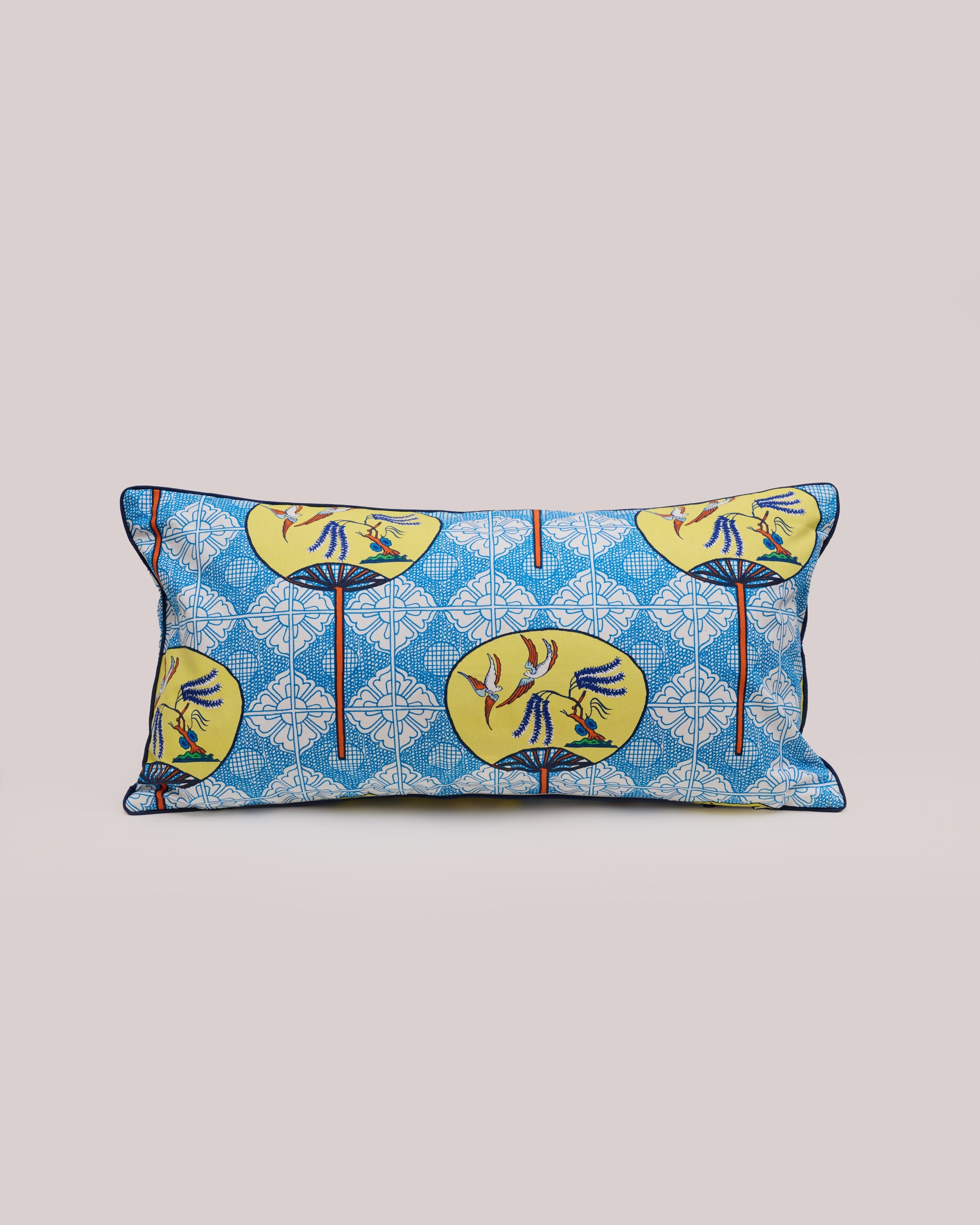 Rectangular Cushion - Fan Yellow