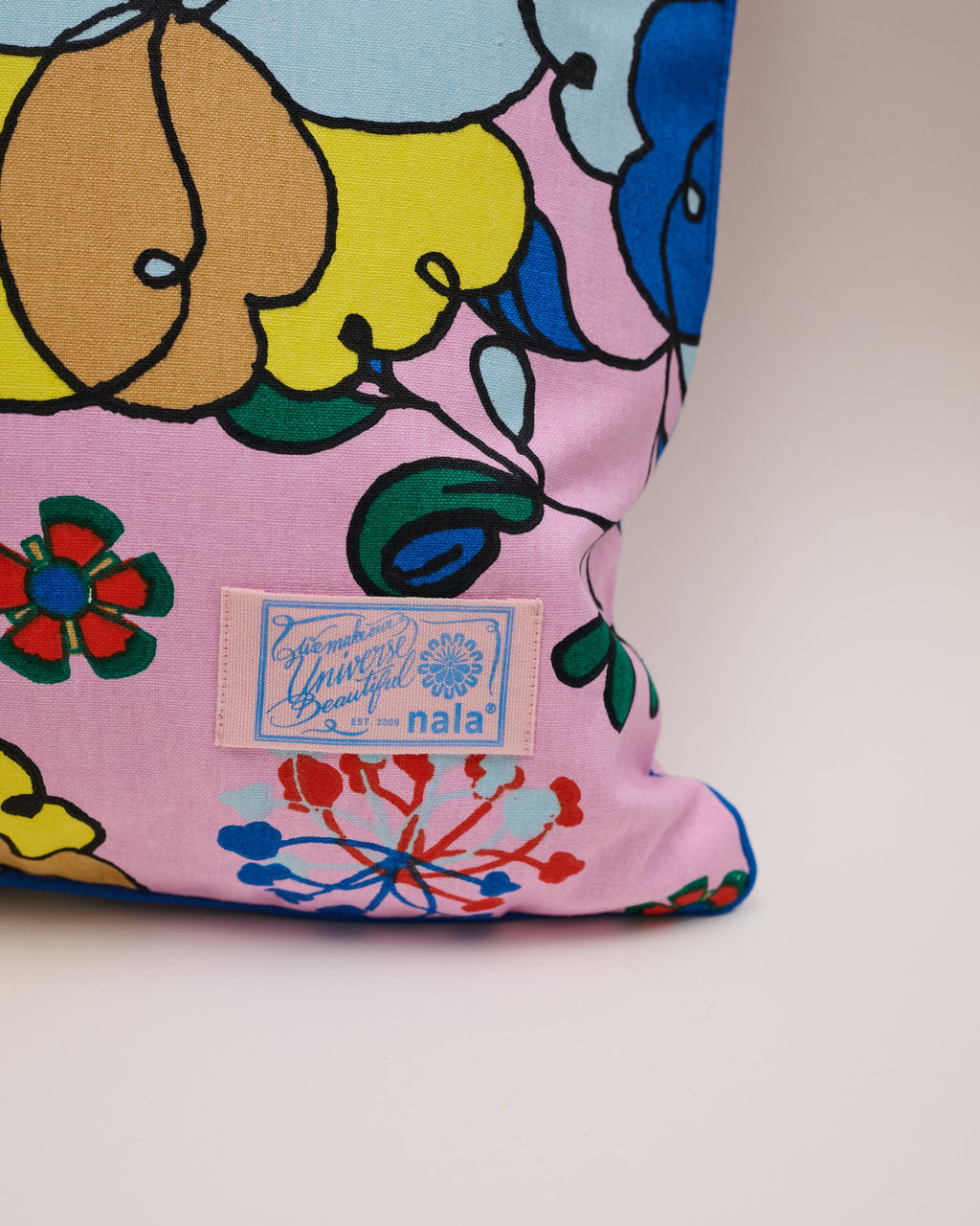 Rectangular Cushion - Bunga Raya Pink