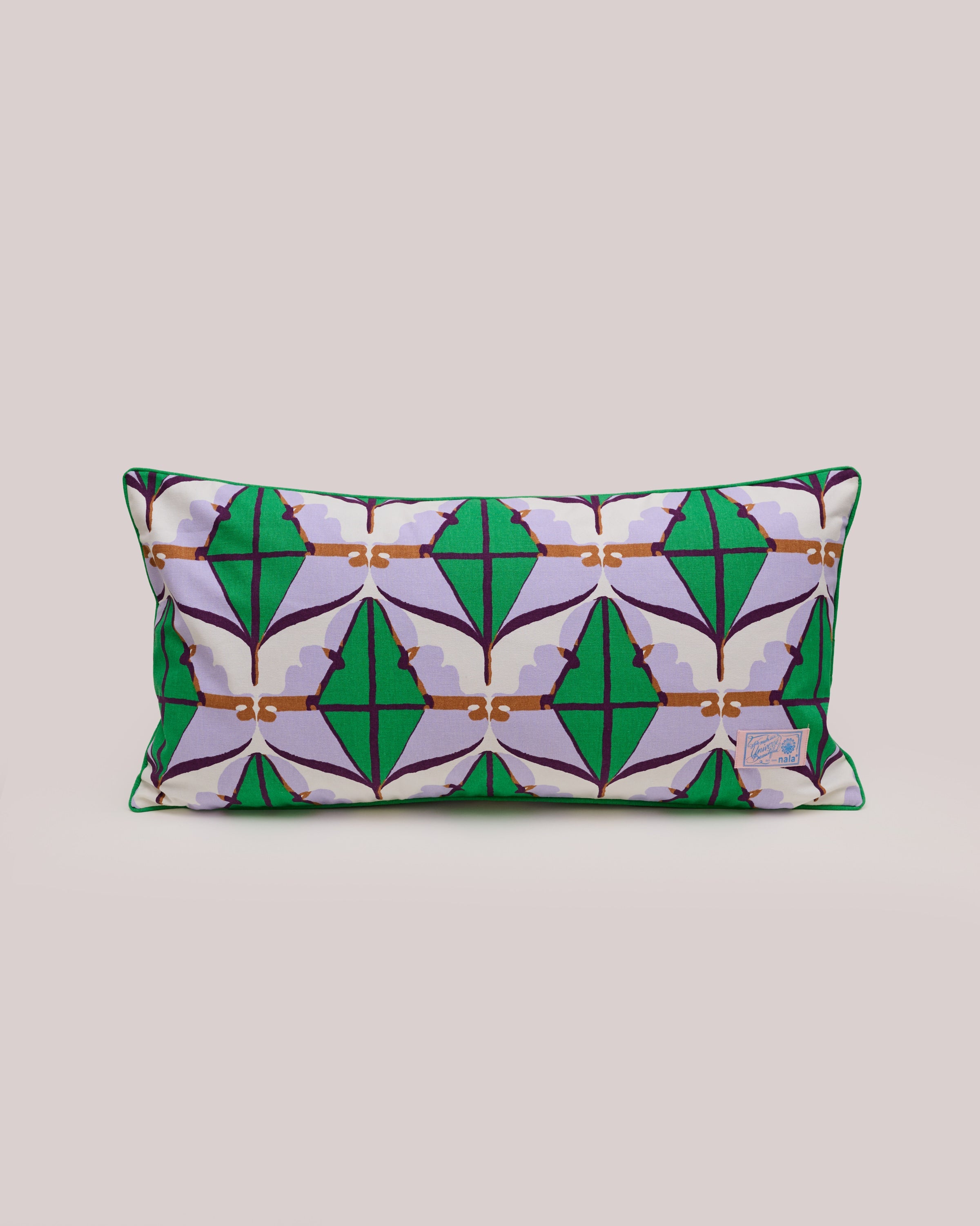 Rectangular Cushion - Diamond Lilac