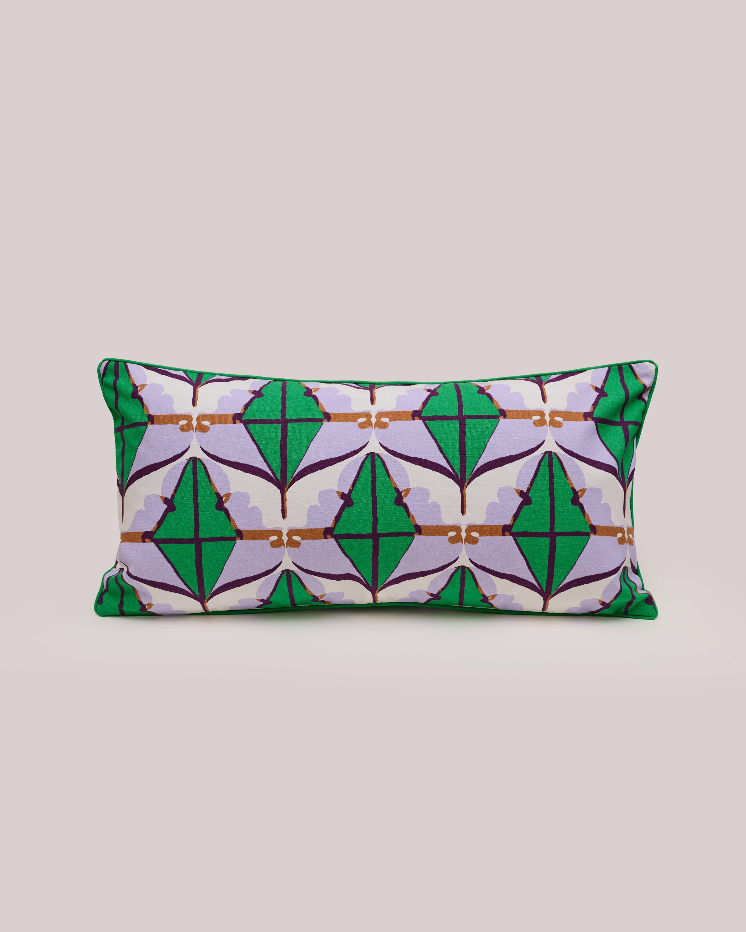 Rectangular Cushion - Diamond Lilac