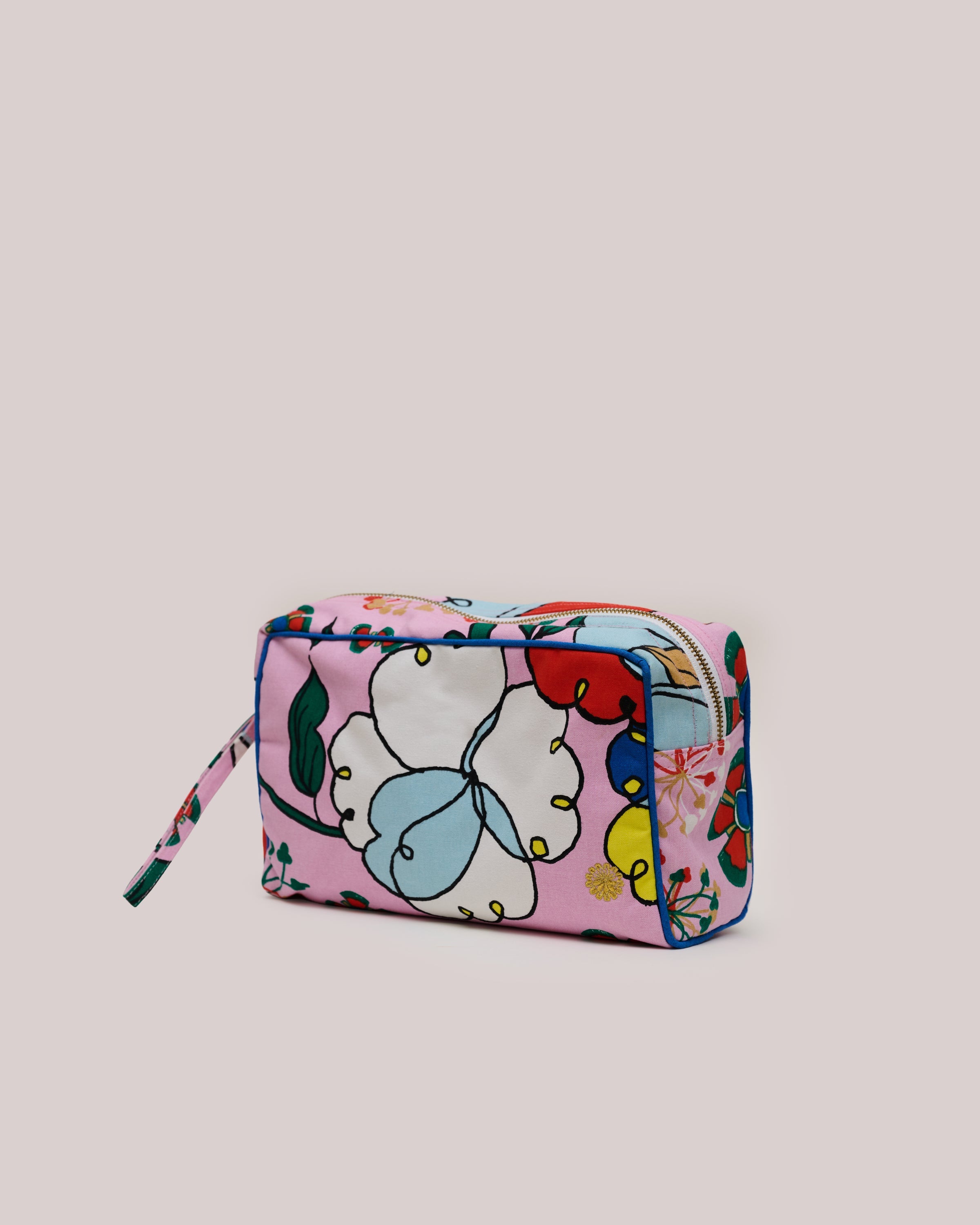 Toiletries Pouch - Bunga Raya Pink