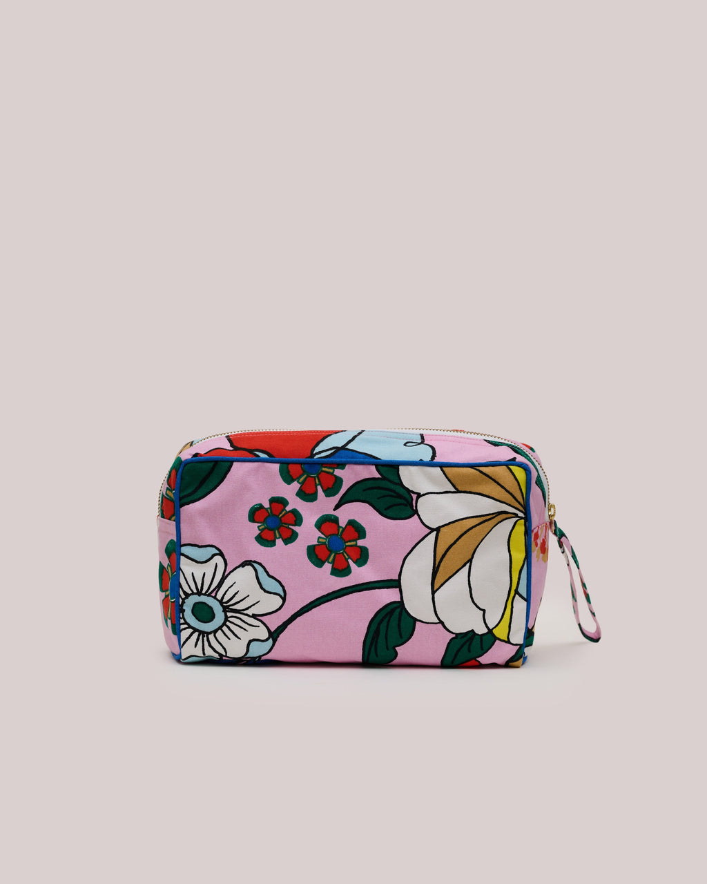 Toiletries Pouch - Bunga Raya Pink