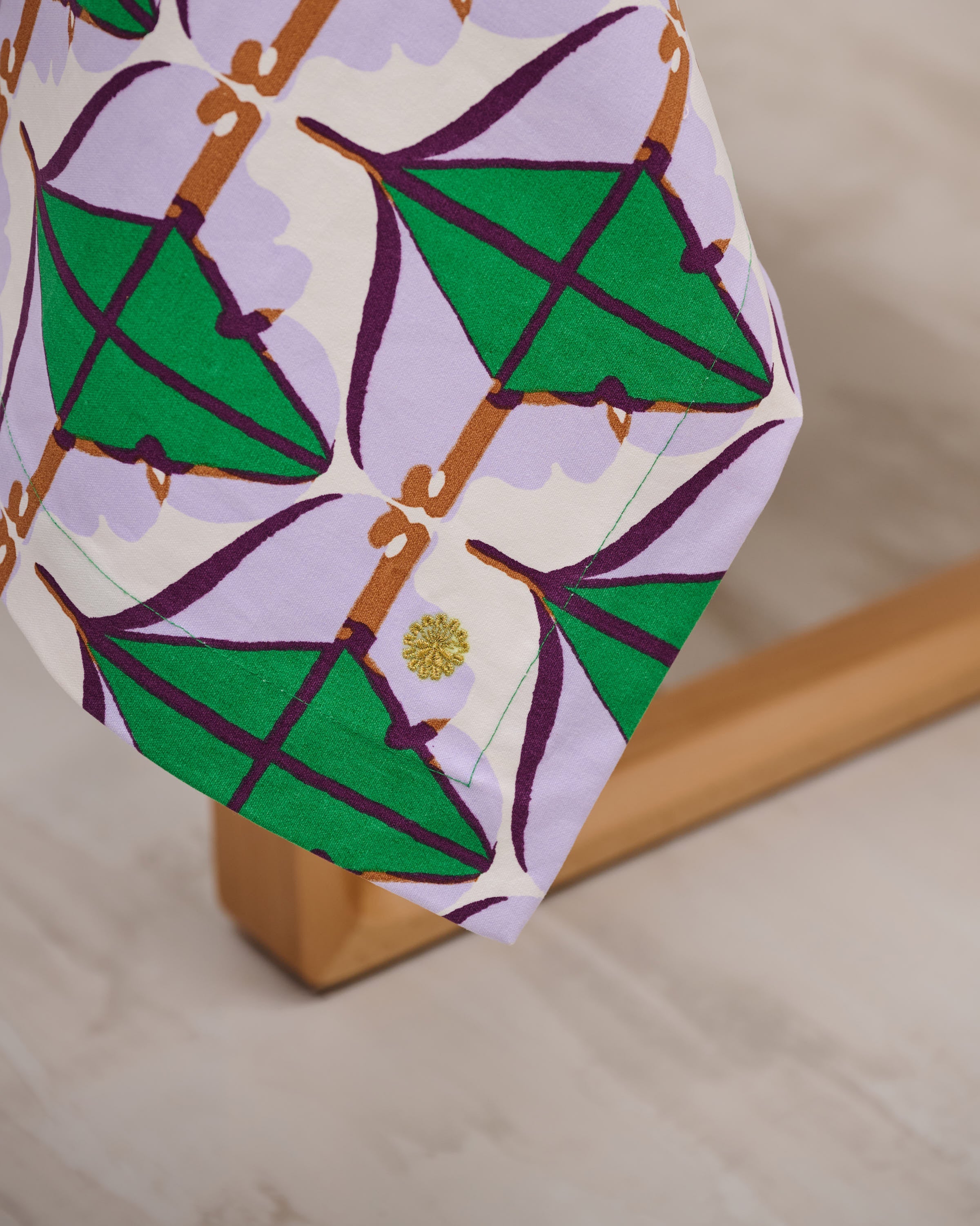 Square Table Cloth - Diamond Lilac