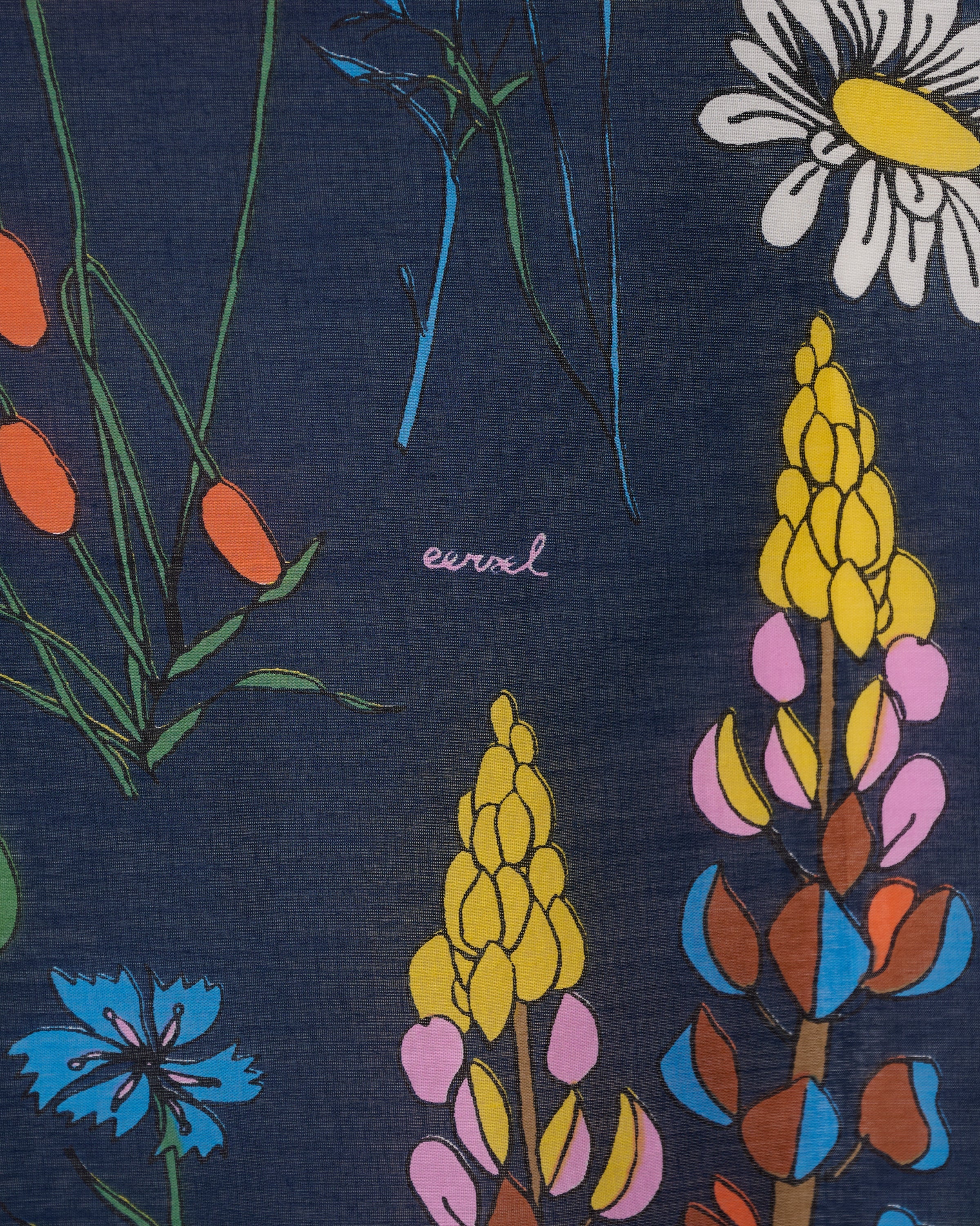 FIRE CRACKER SCARVES - In the wilderness Black