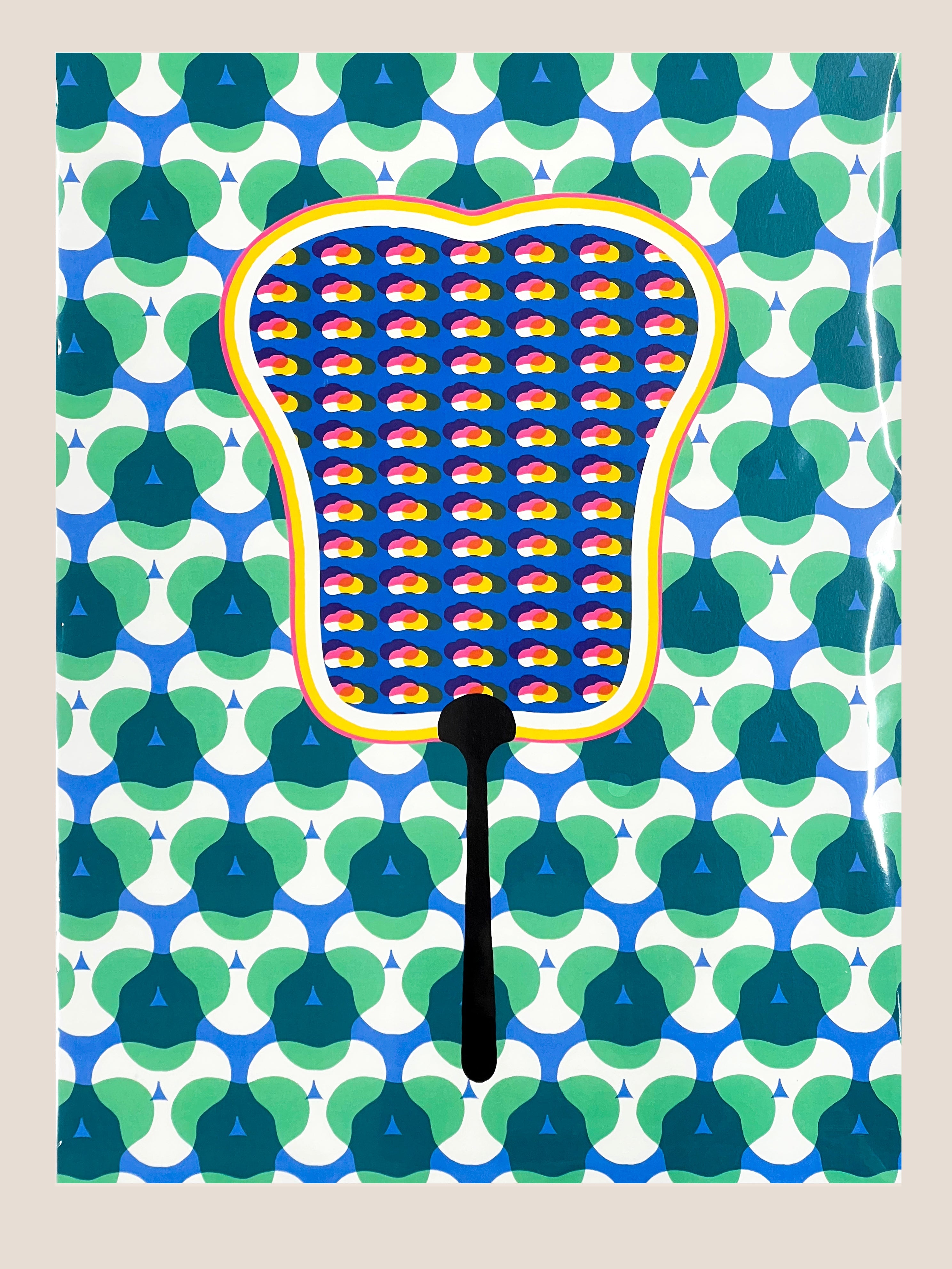 Fan Love On Top Green - Art Print A3