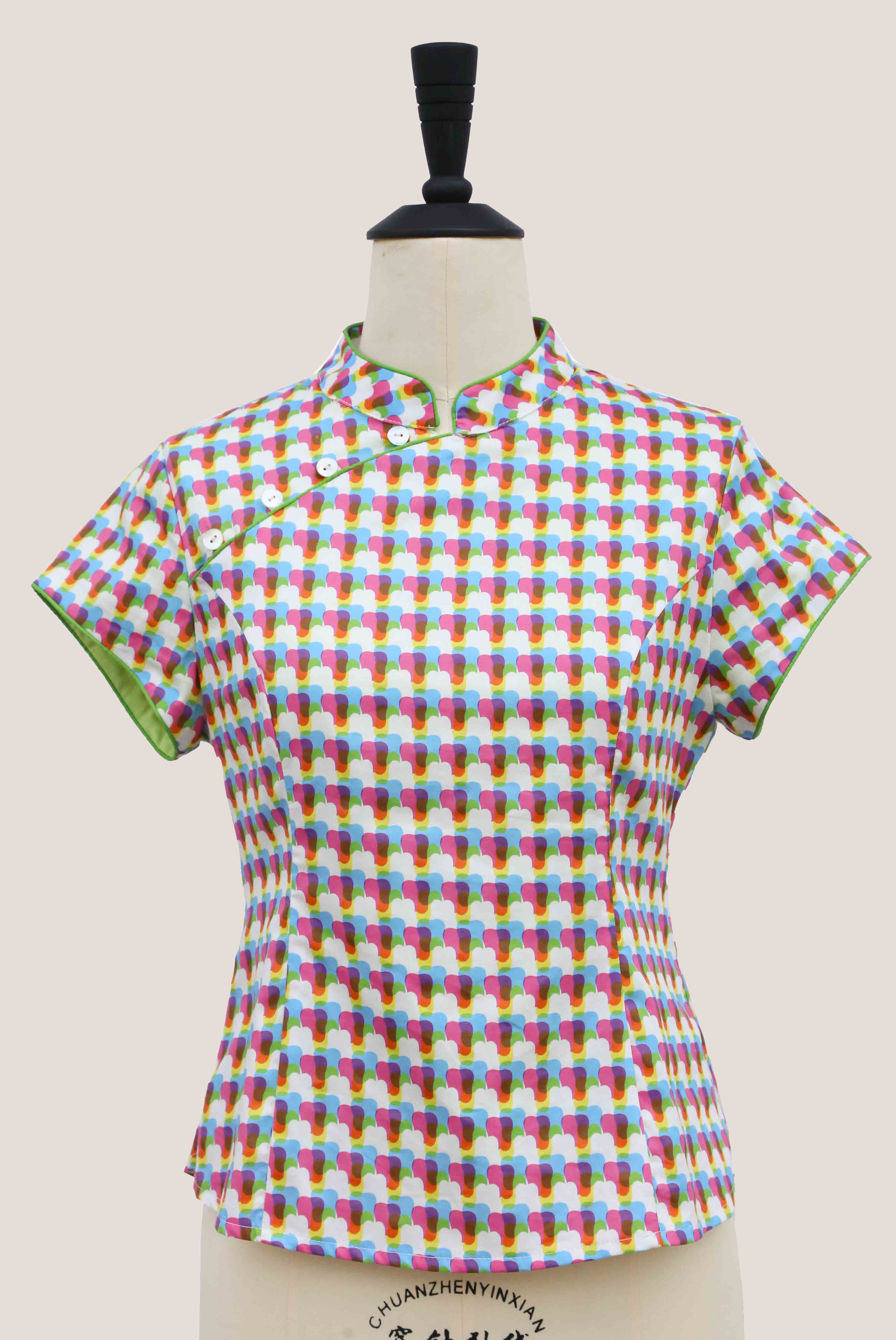 Chinese Top - Face & Grace Pink