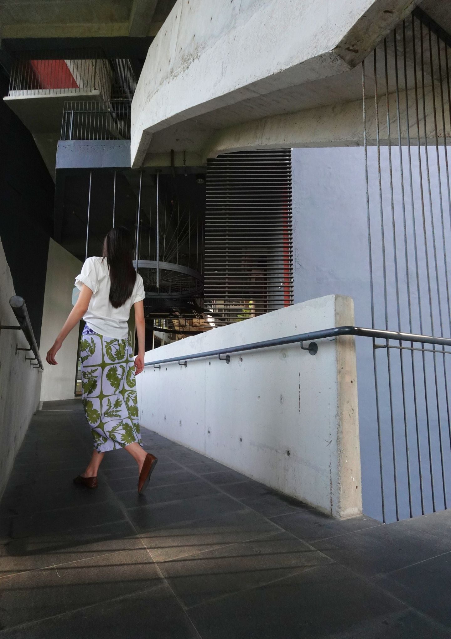 Kee Min Yuet Skirt - Singapore Soul / Dandelion Olive