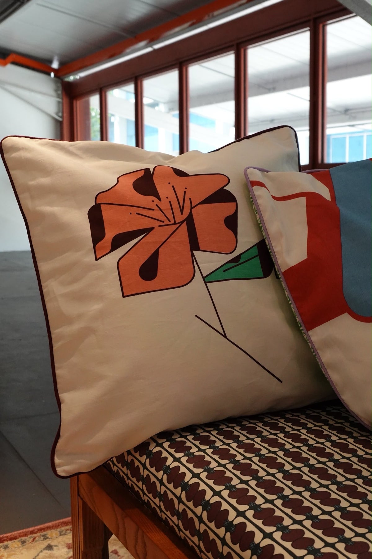 Cushion cover heaven lotus pink -  Nala x JEF