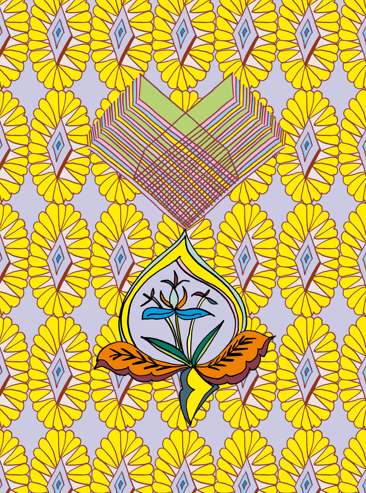 My Kuih or the Highway - Kuih Heart - Art Print A3