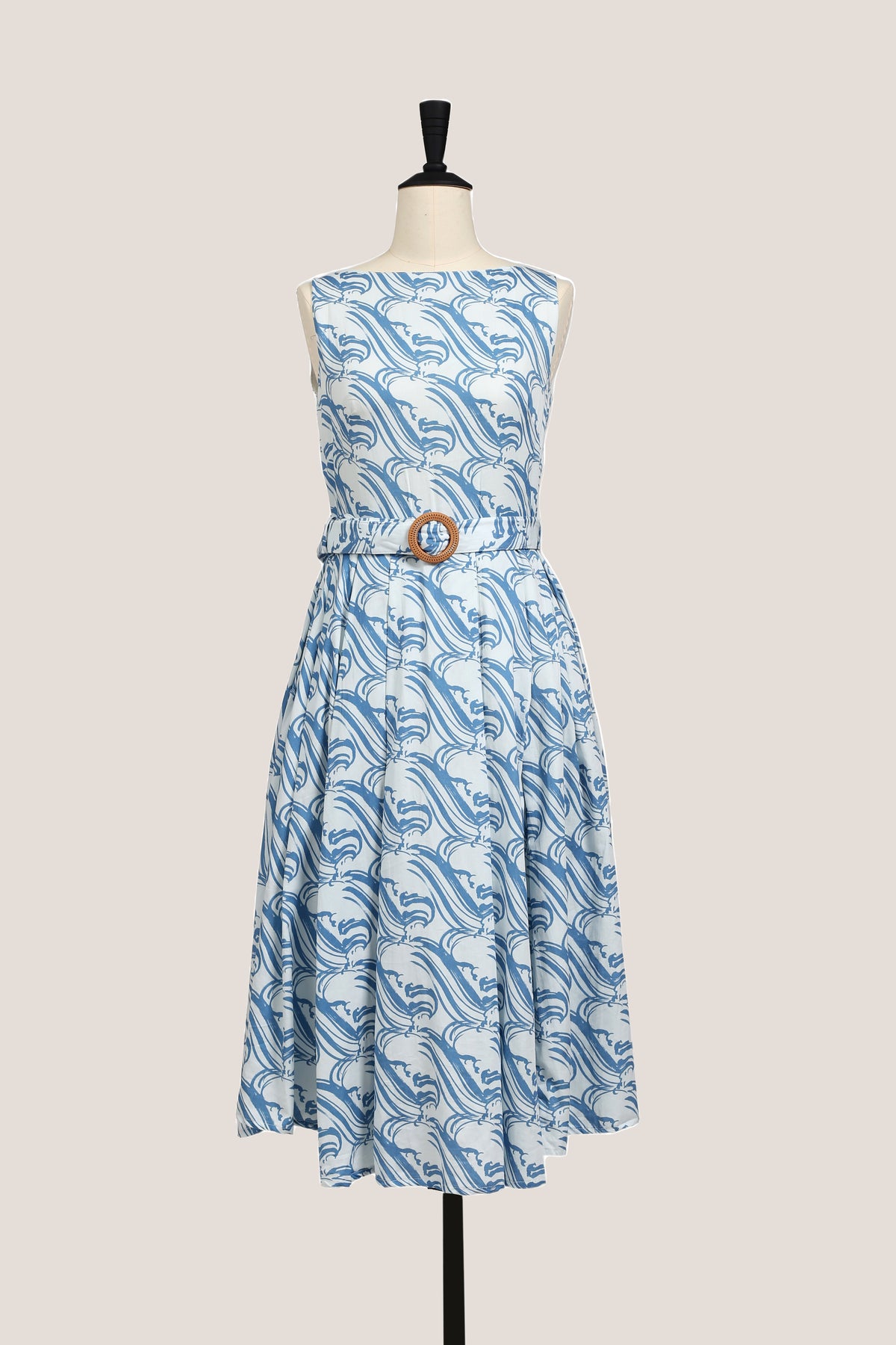 Retro Dress - Waterfall Blue
