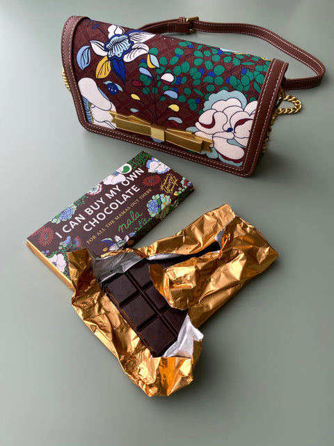 Bella Bag (Leather) - Mandi Bunga Chocolate