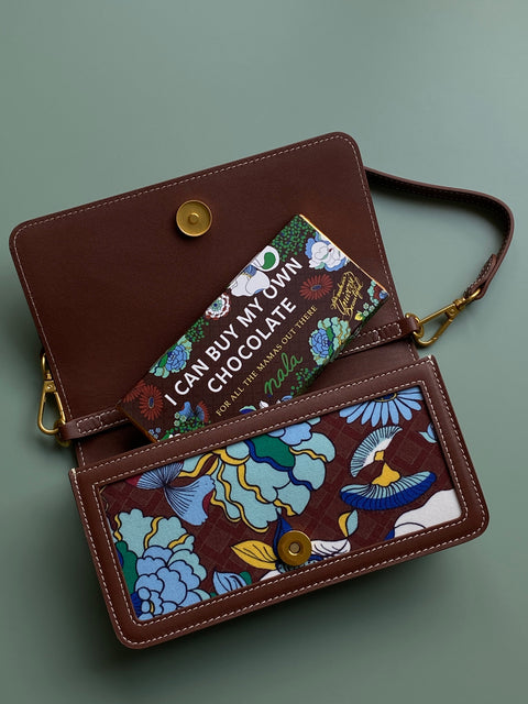 Bella Bag (Leather) - Mandi Bunga Chocolate