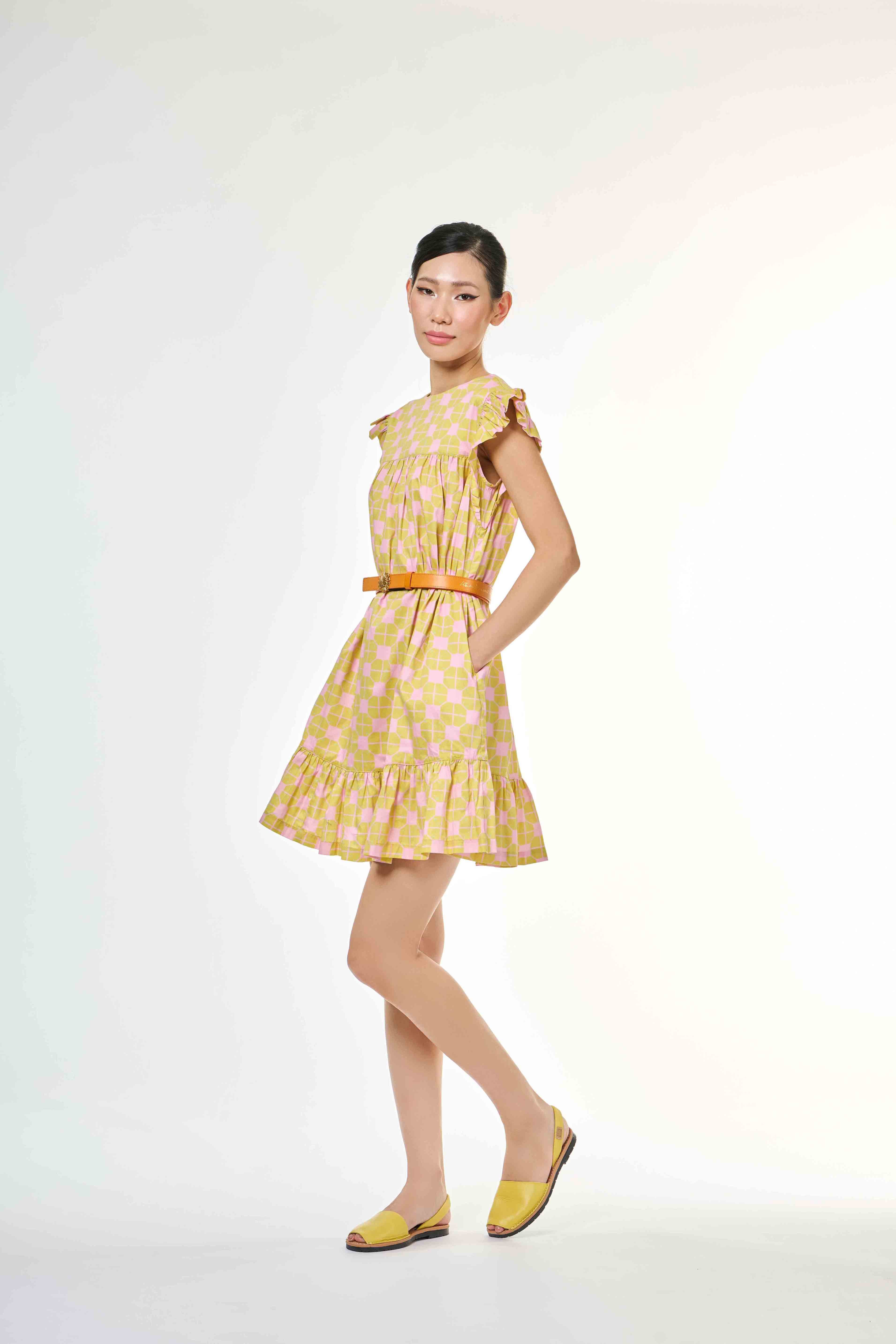 Bella Dress - Tapau Tile Lemons