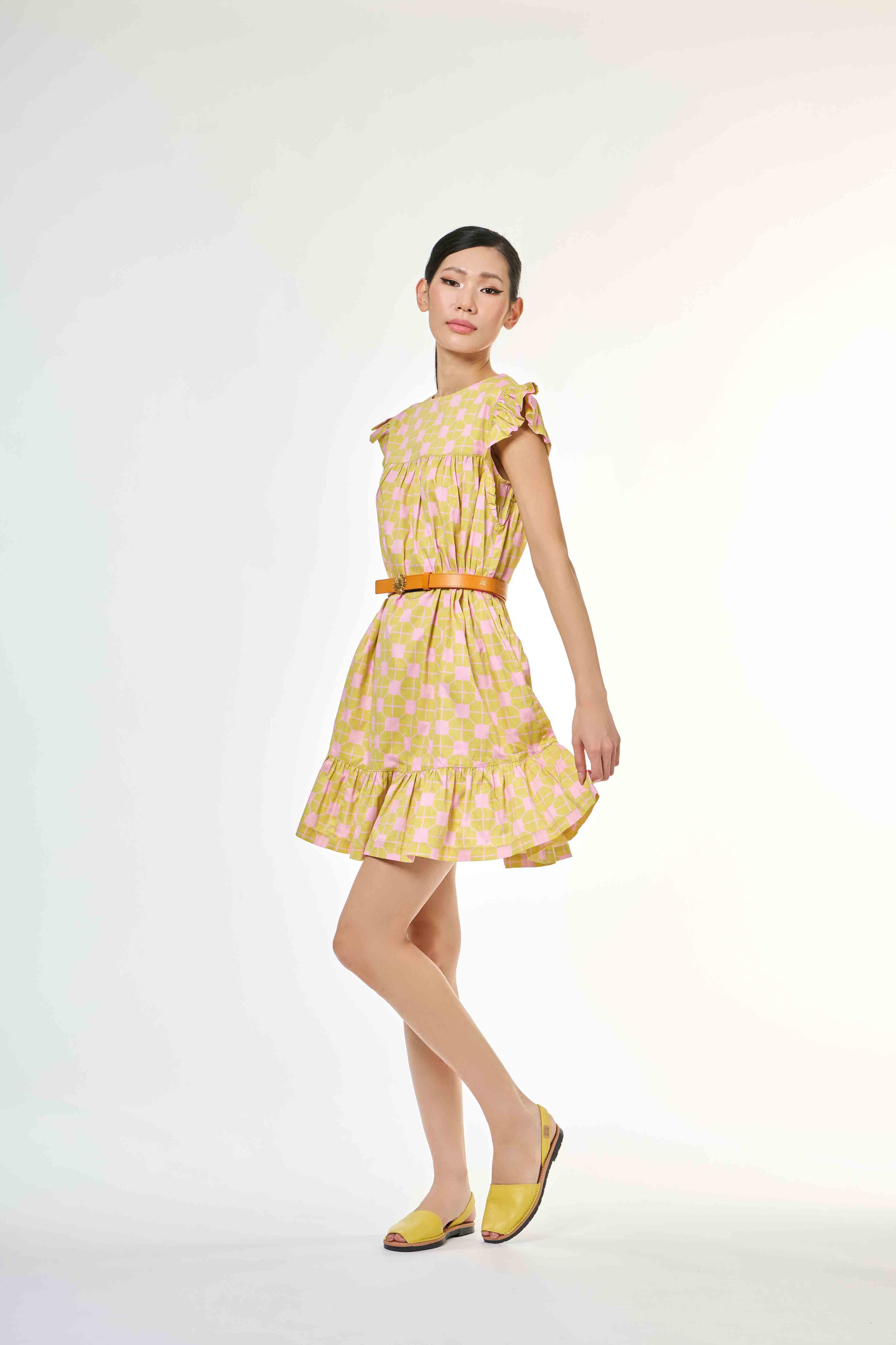 Bella Dress - Tapau Tile Lemons