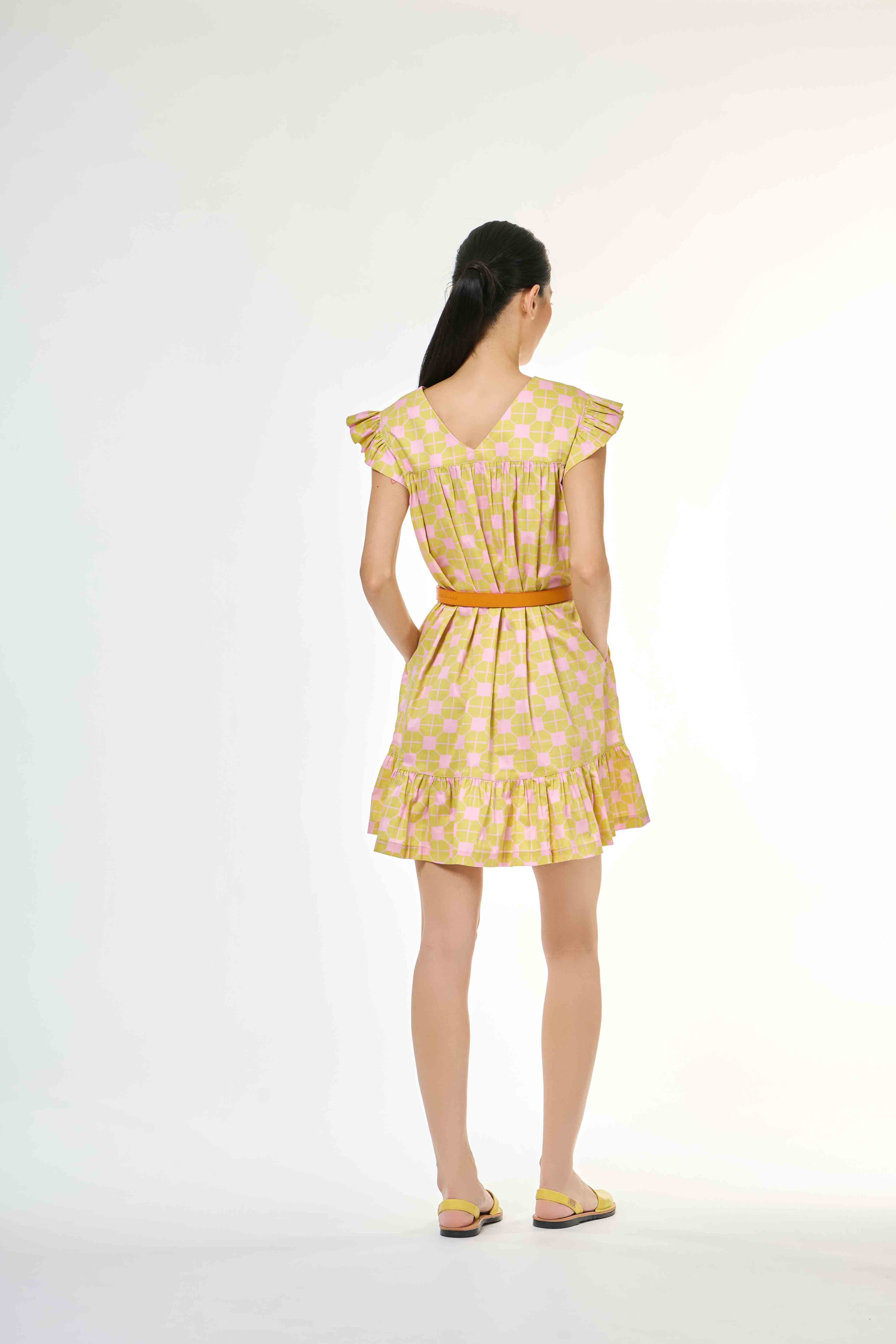 Bella Dress - Tapau Tile Lemons