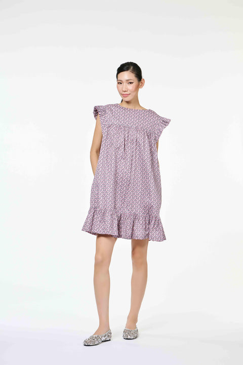 Bella Dress - Bus Mini Pink