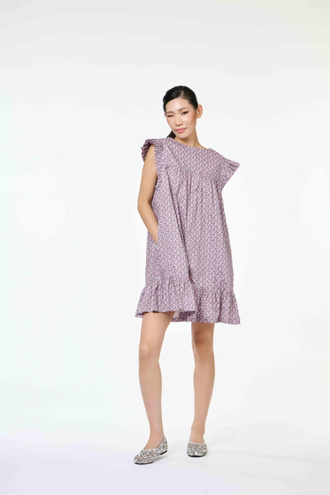 Bella Dress - Bus Mini Pink
