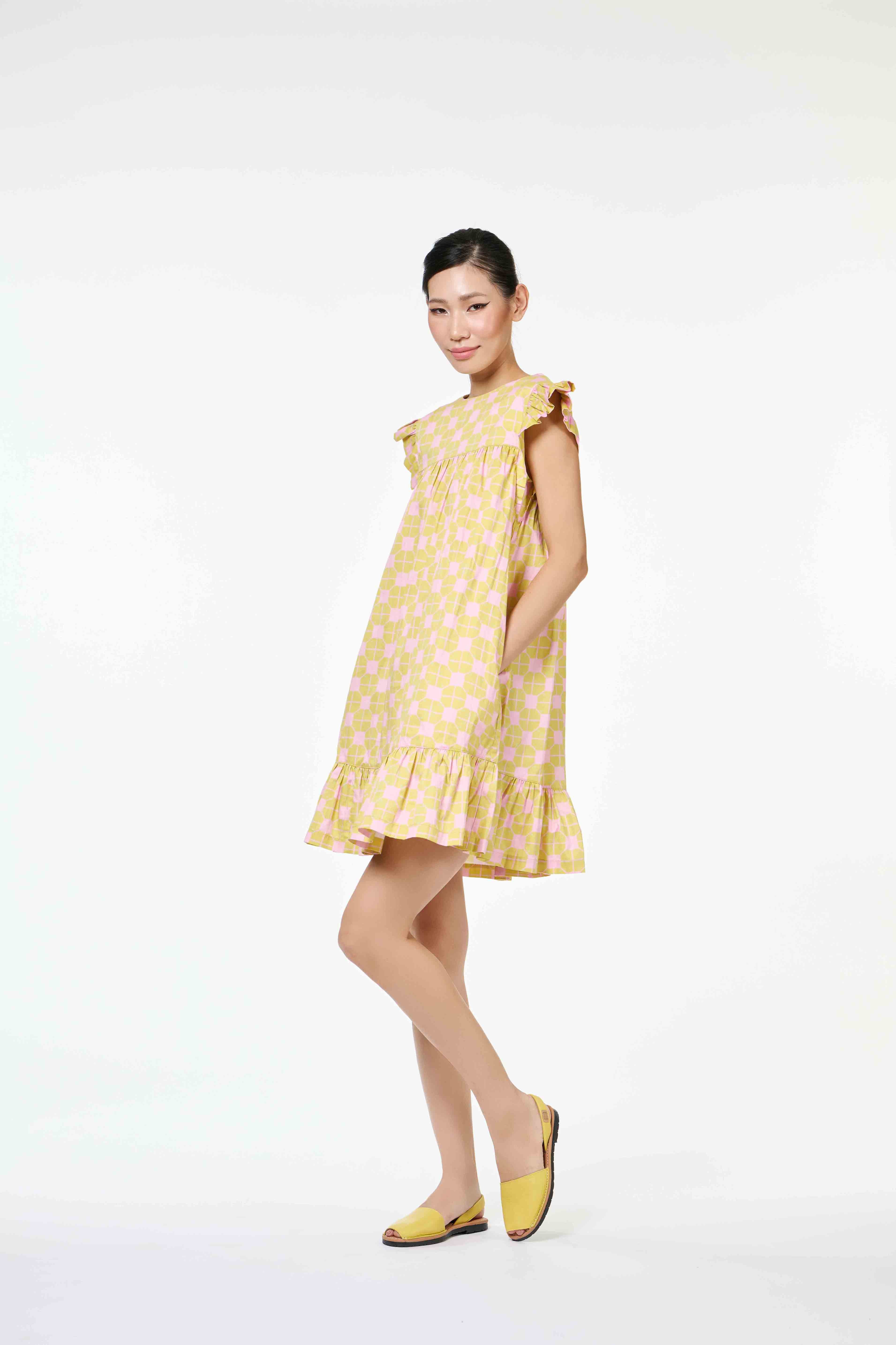 Bella Dress - Tapau Tile Lemons