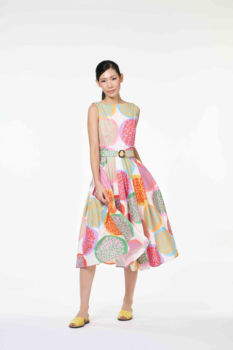 Retro Ladies Dress - Kuih Bom Fiesta